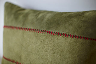 Suede Holiday Throw Pillow Image 06