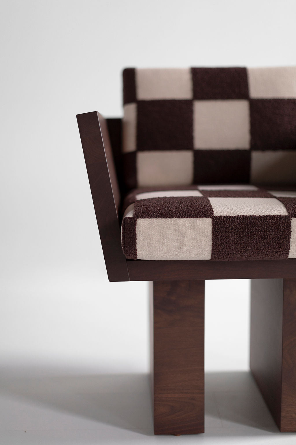 Suelo® Dining Arm Chair in Walnut - 6226