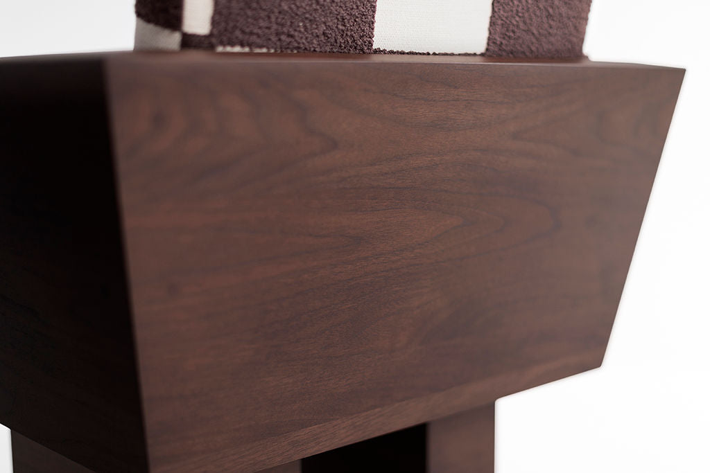 Suelo® Dining Arm Chair in Walnut - 6226