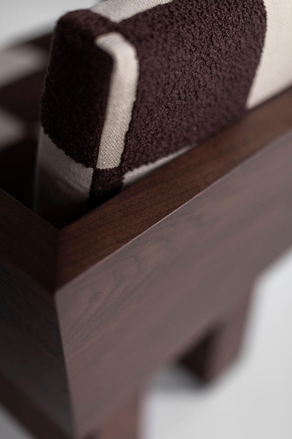Suelo® Dining Arm Chair in Walnut - 6226