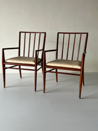TH Robsjohn Gibbings Widdicomb Arm Chairs, Image 06