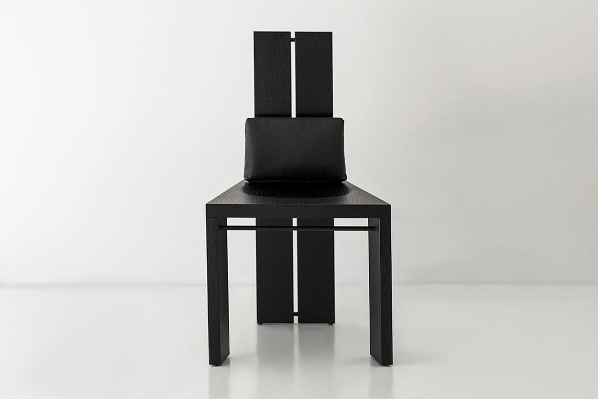 Tall Back Dining Chair - The Marco in Black - 4925