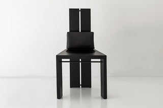 Tall Back Dining Chair Marco Black, Image 03