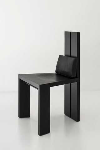 Tall Back Dining Chair Marco Black, Image 05