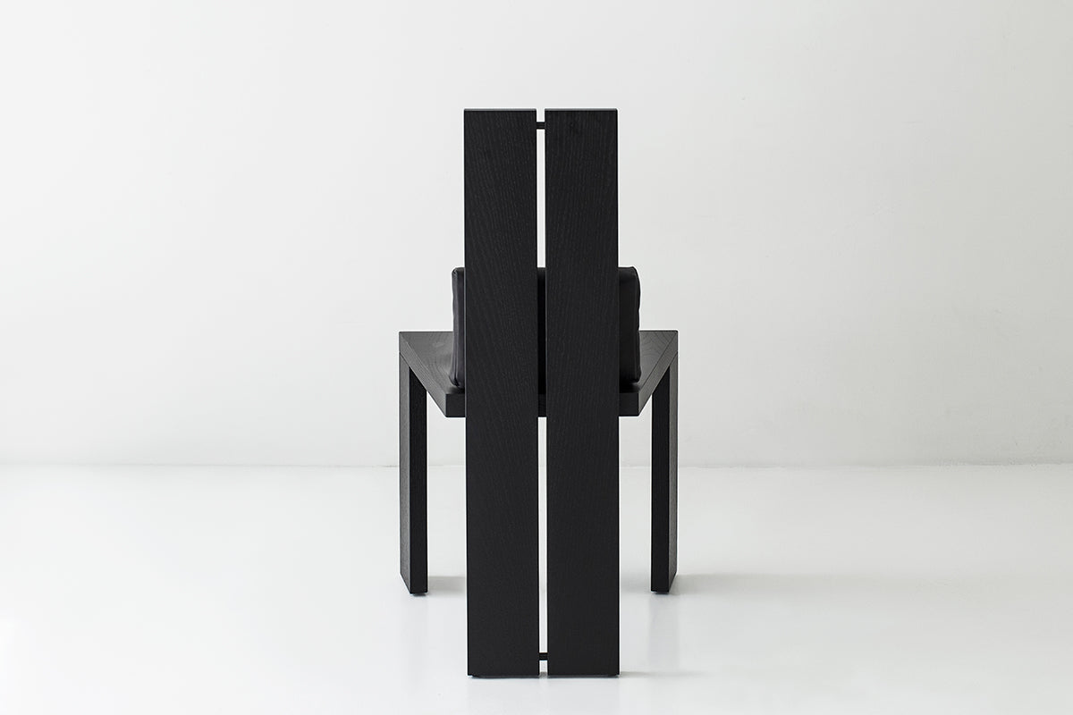 Tall Back Dining Chair - The Marco in Black - 4925