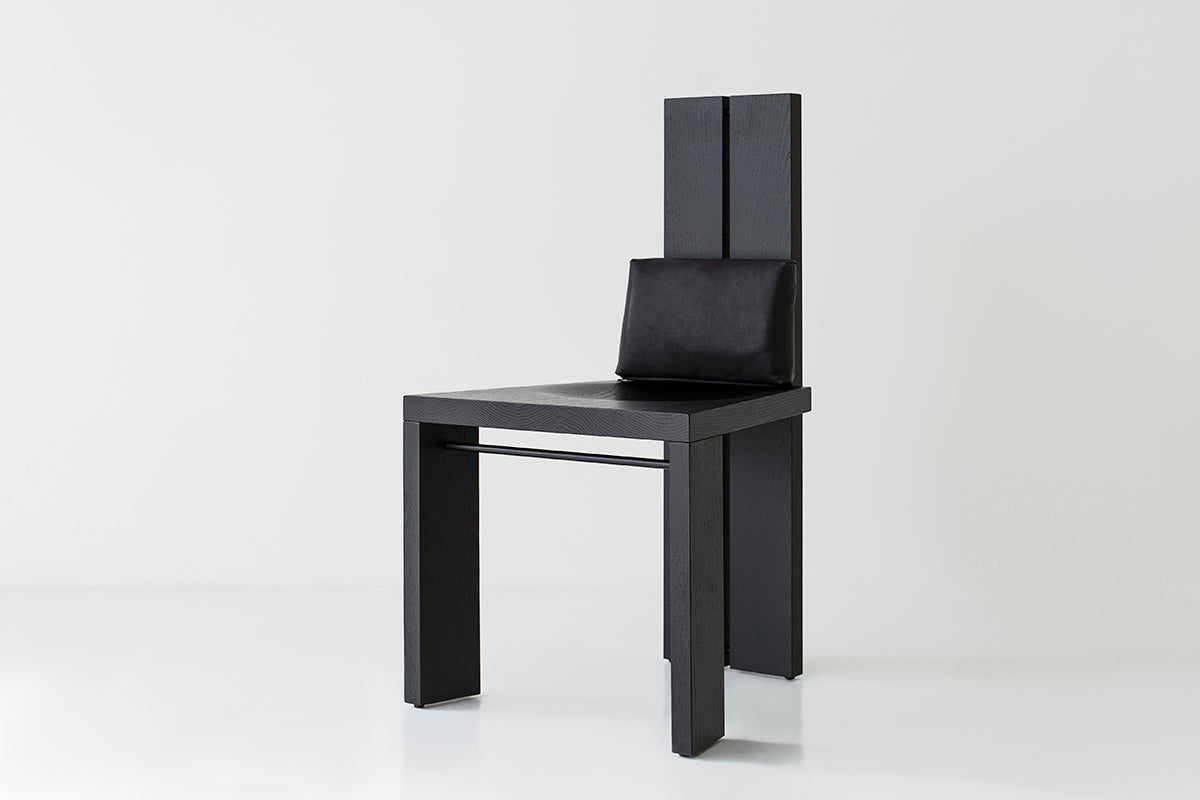 Tall Back Dining Chair - The Marco in Black - 4925