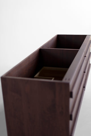 Walnut 6 Drawer Vanity, 09
