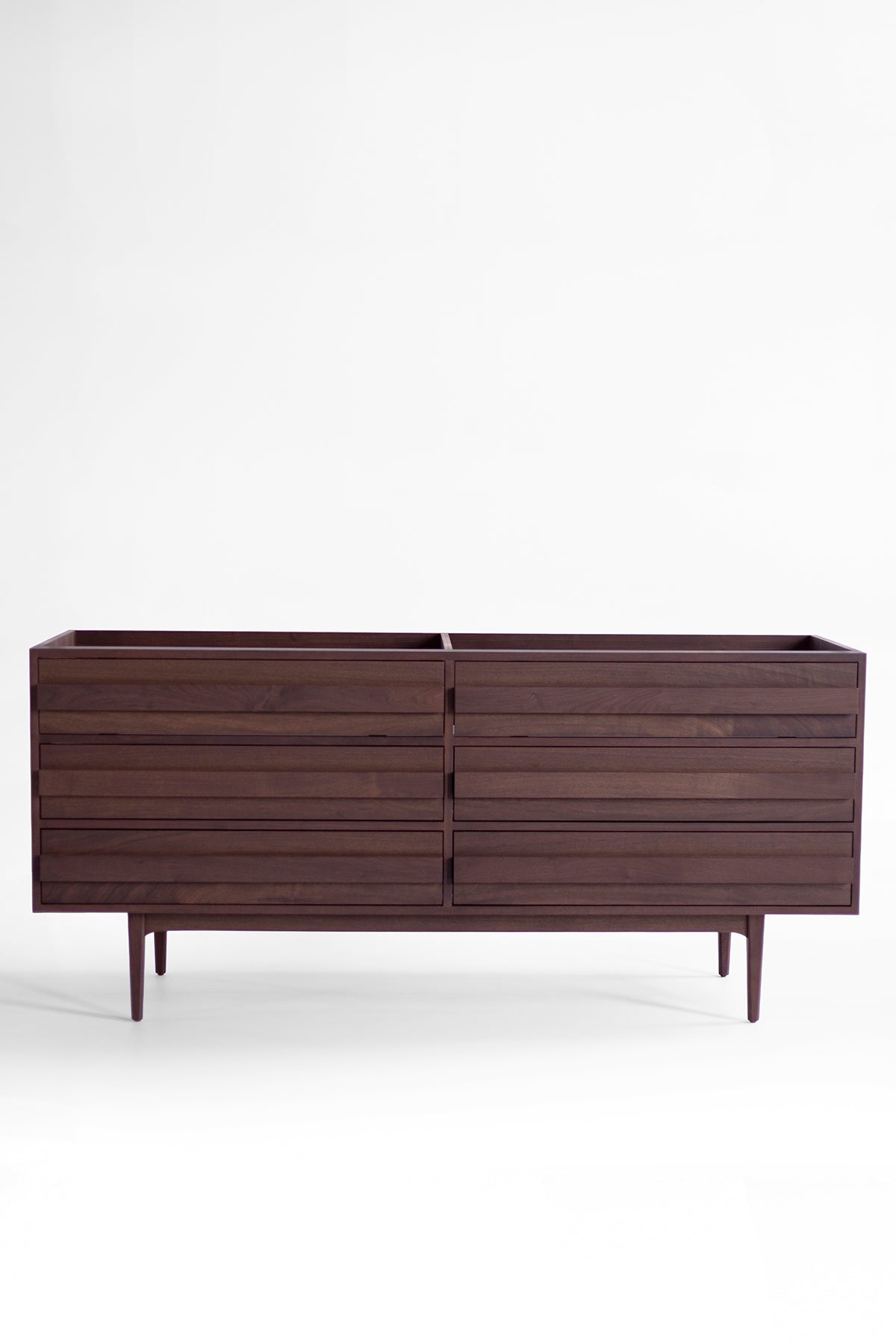 Walnut 6-Drawer Vanity - 4826
