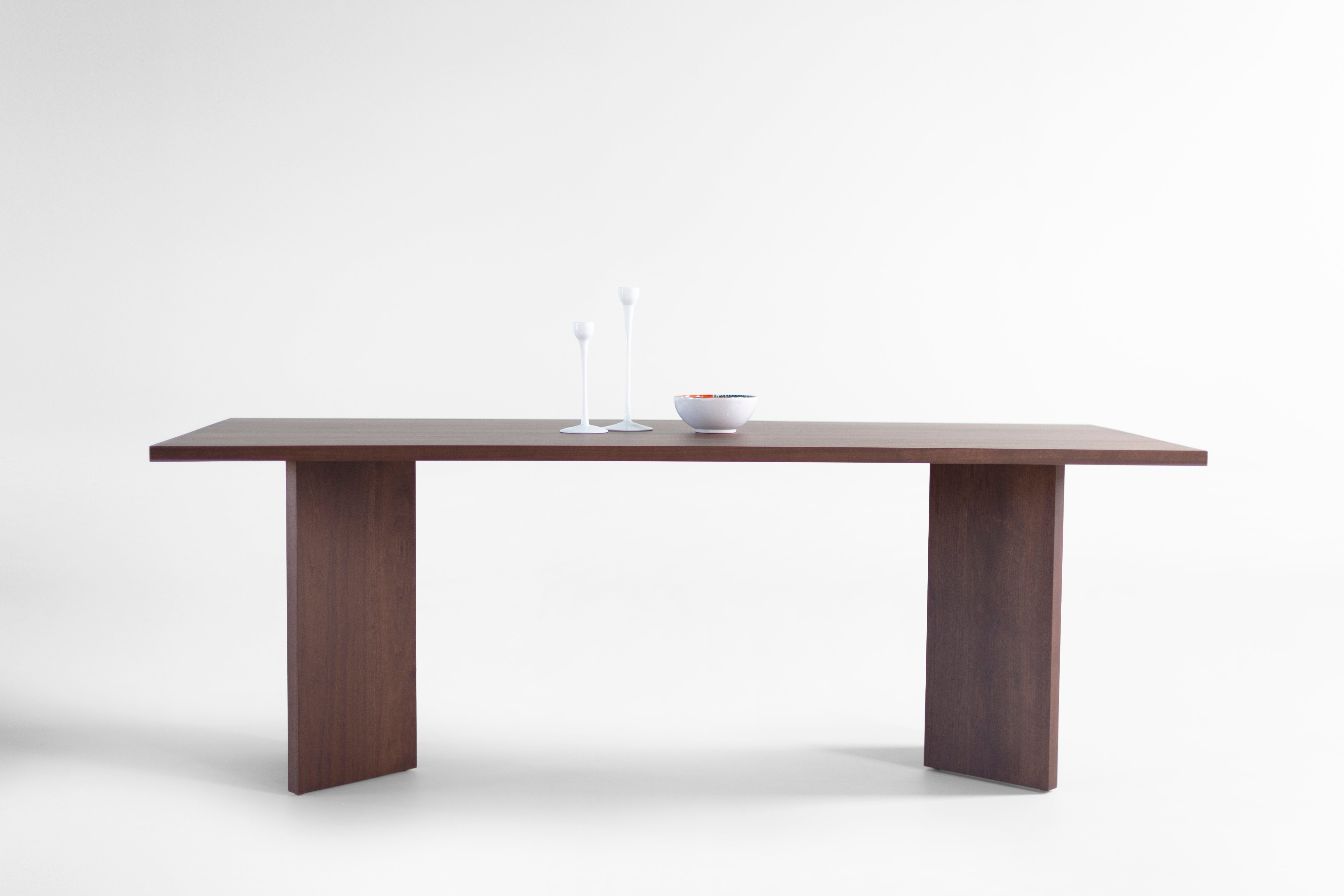 Walnut Dining Triad Table - 3726