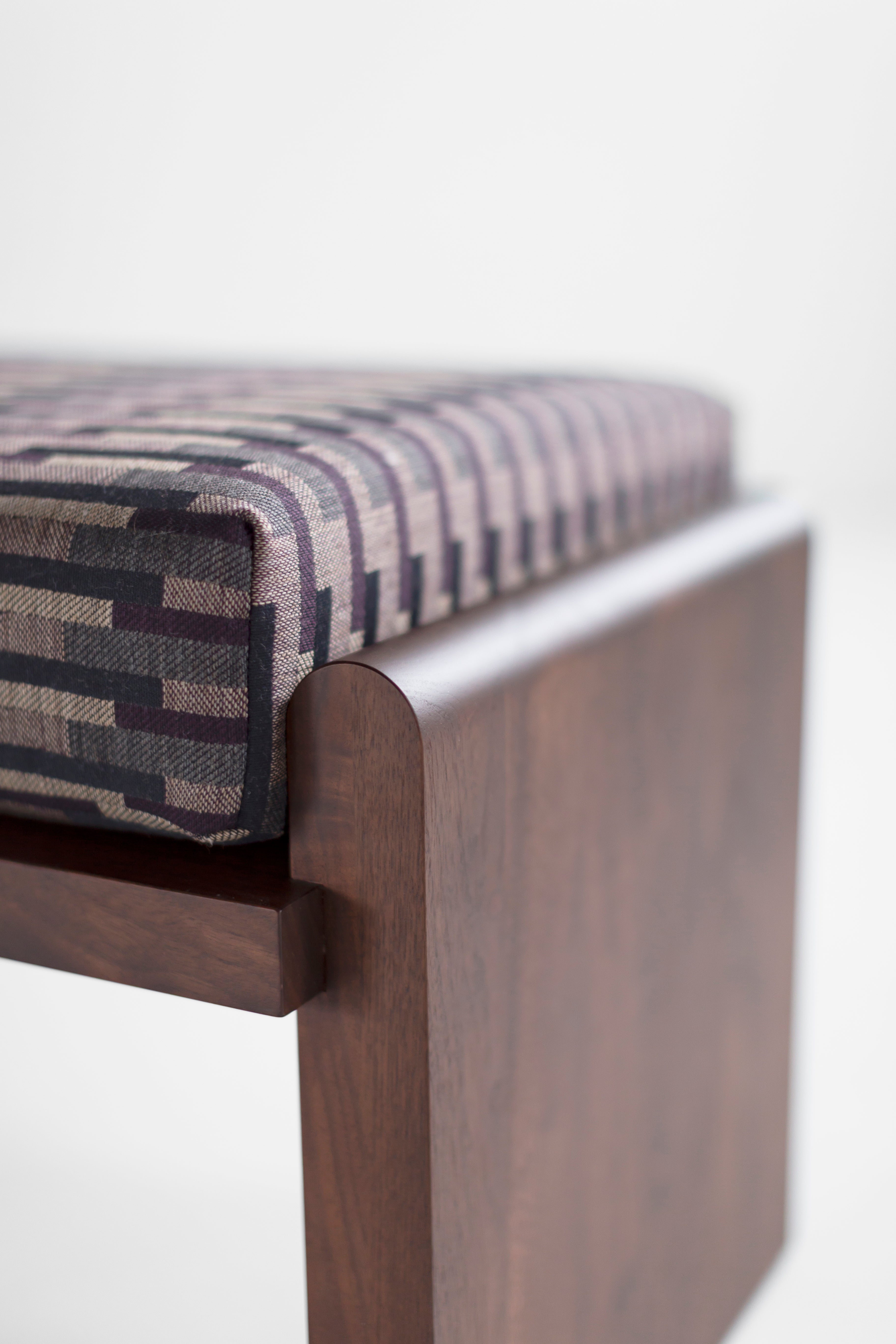 Walnut Iris Bench - 2726