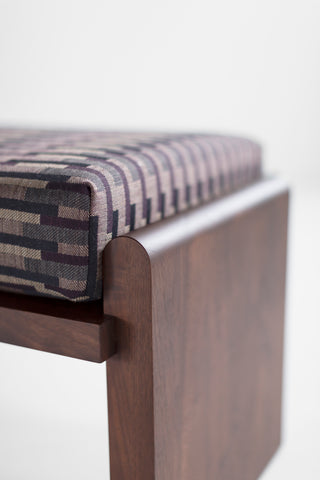 Walnut Iris Bench, image 5