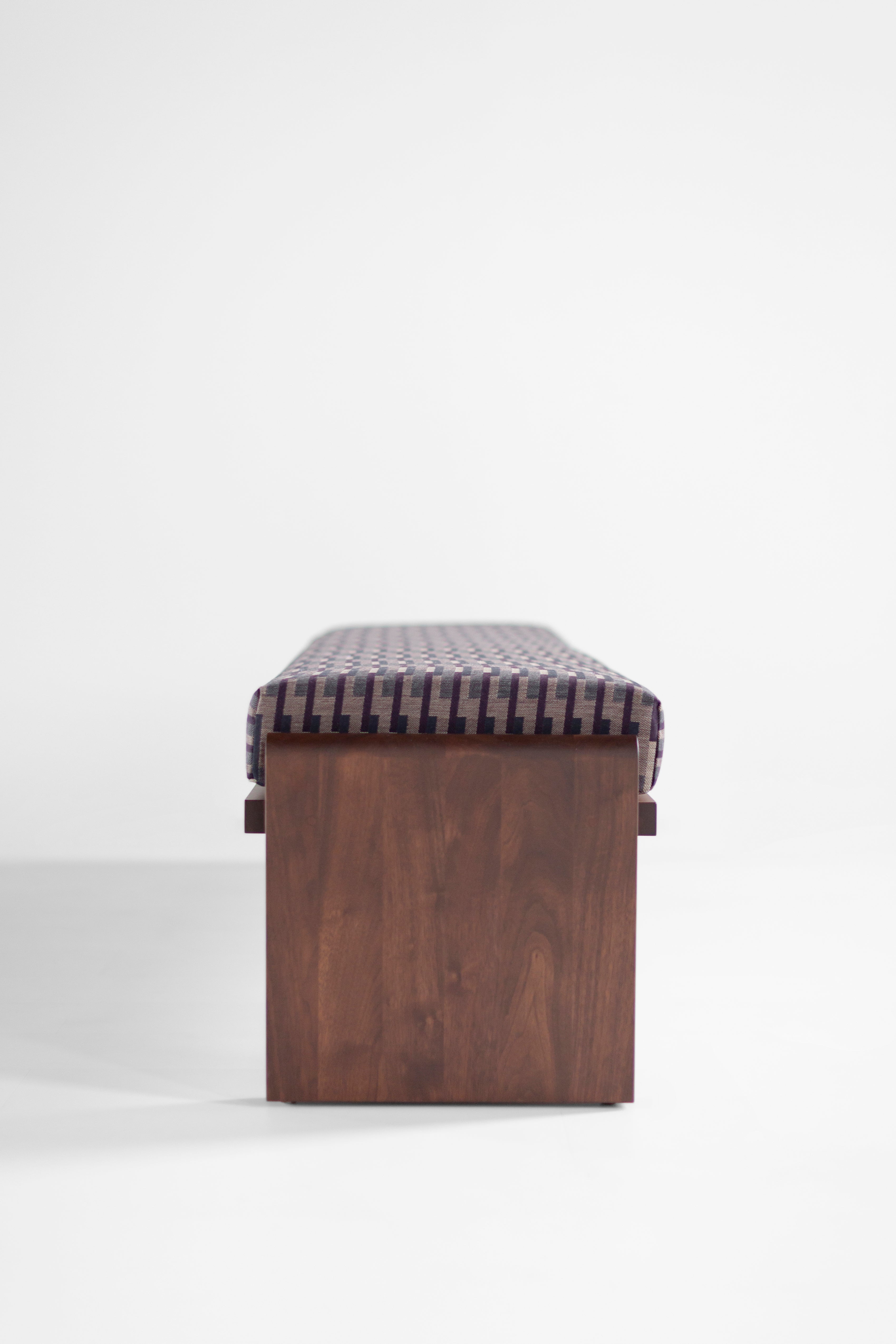 Walnut Iris Bench - 2726
