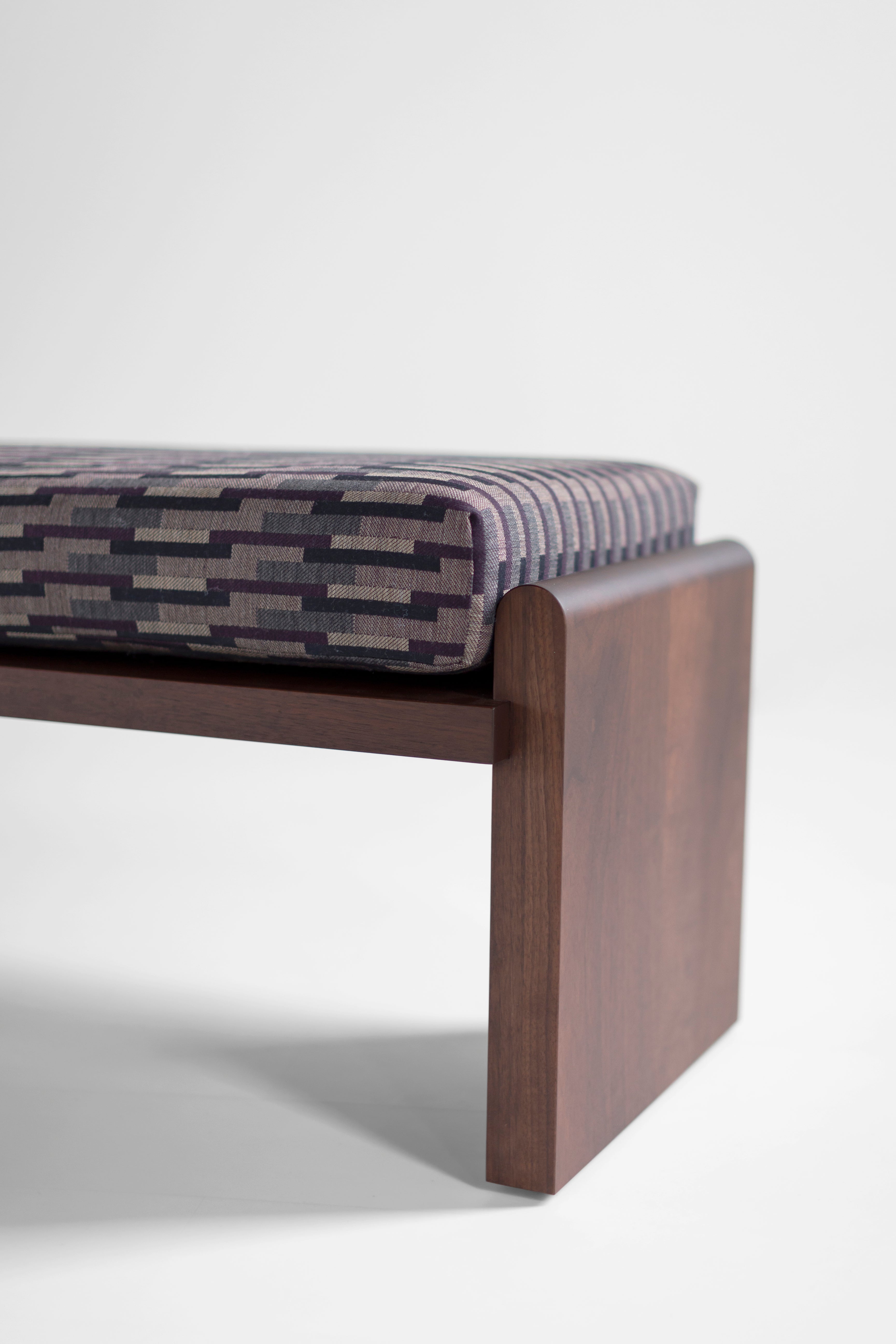 Walnut Iris Bench - 2726