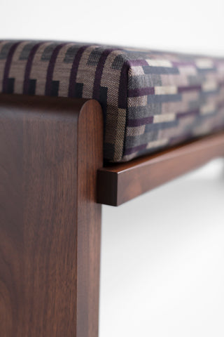 Walnut Iris Bench, image 9