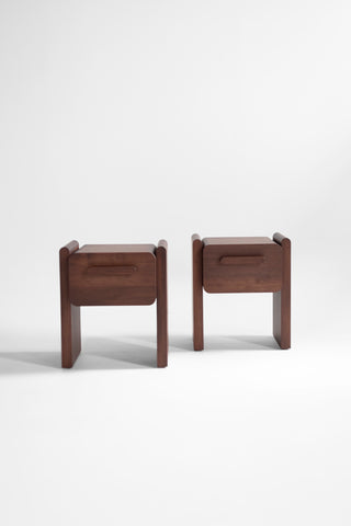 Walnut Nightstand Iris, image 3