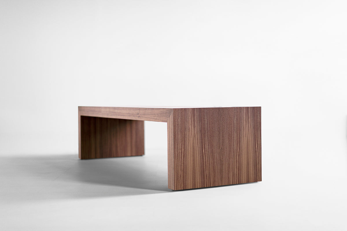 Waterfall Bench in Light Walnut - 4126