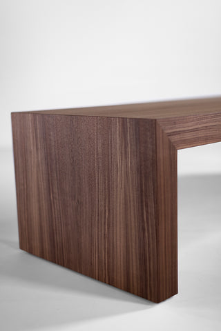 Waterfall Bench Light Walnut, image 2