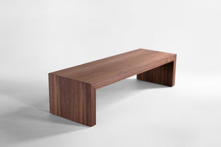 Waterfall Bench Light Walnut, image 4