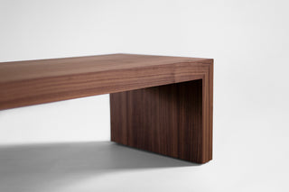 Waterfall Bench Light Walnut, image 5