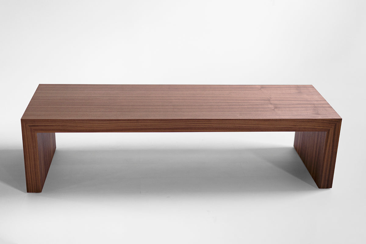 Waterfall Bench in Light Walnut - 4126