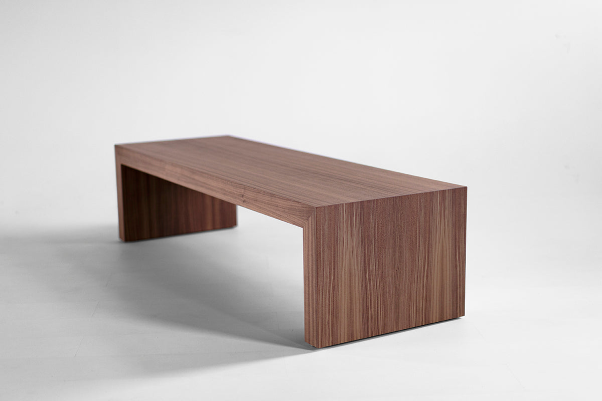 Waterfall Bench in Light Walnut - 4126