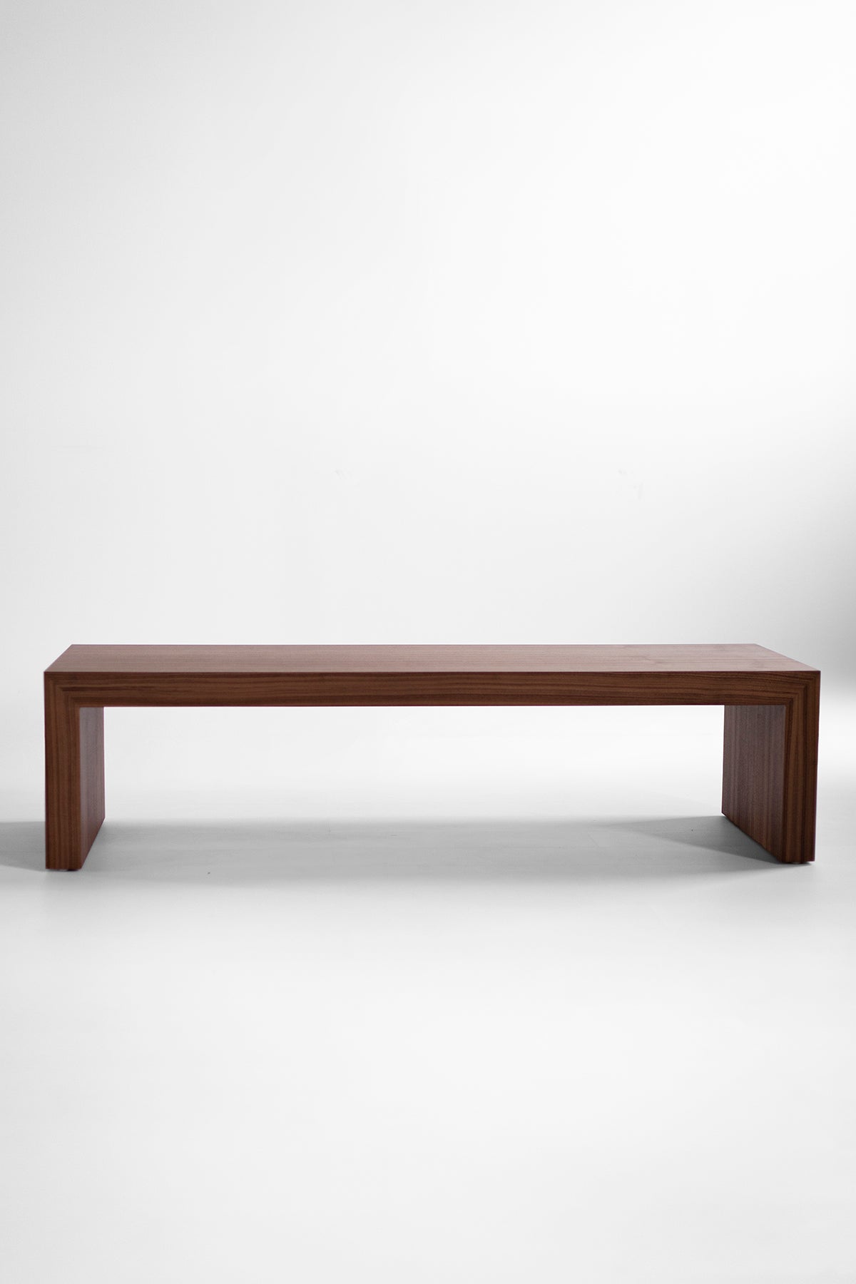 Waterfall Bench in Light Walnut - 4126