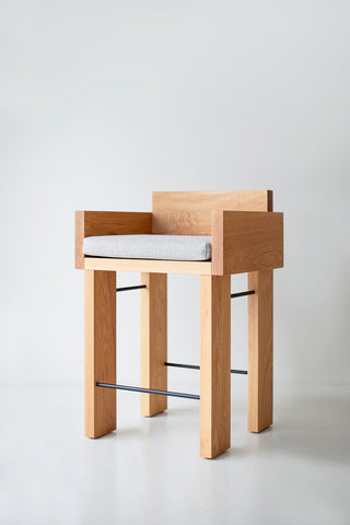 White Oak Chile Counter Stools Arms Image 011