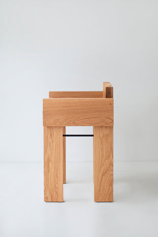 White Oak Chile Counter Stools Arms Image 04