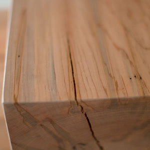 Wood Beam End Table Tetris, Image 08