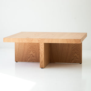 X Base Coffee Table White Oak-4422-02