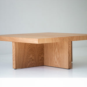 X Base Coffee Table White Oak-4422-04