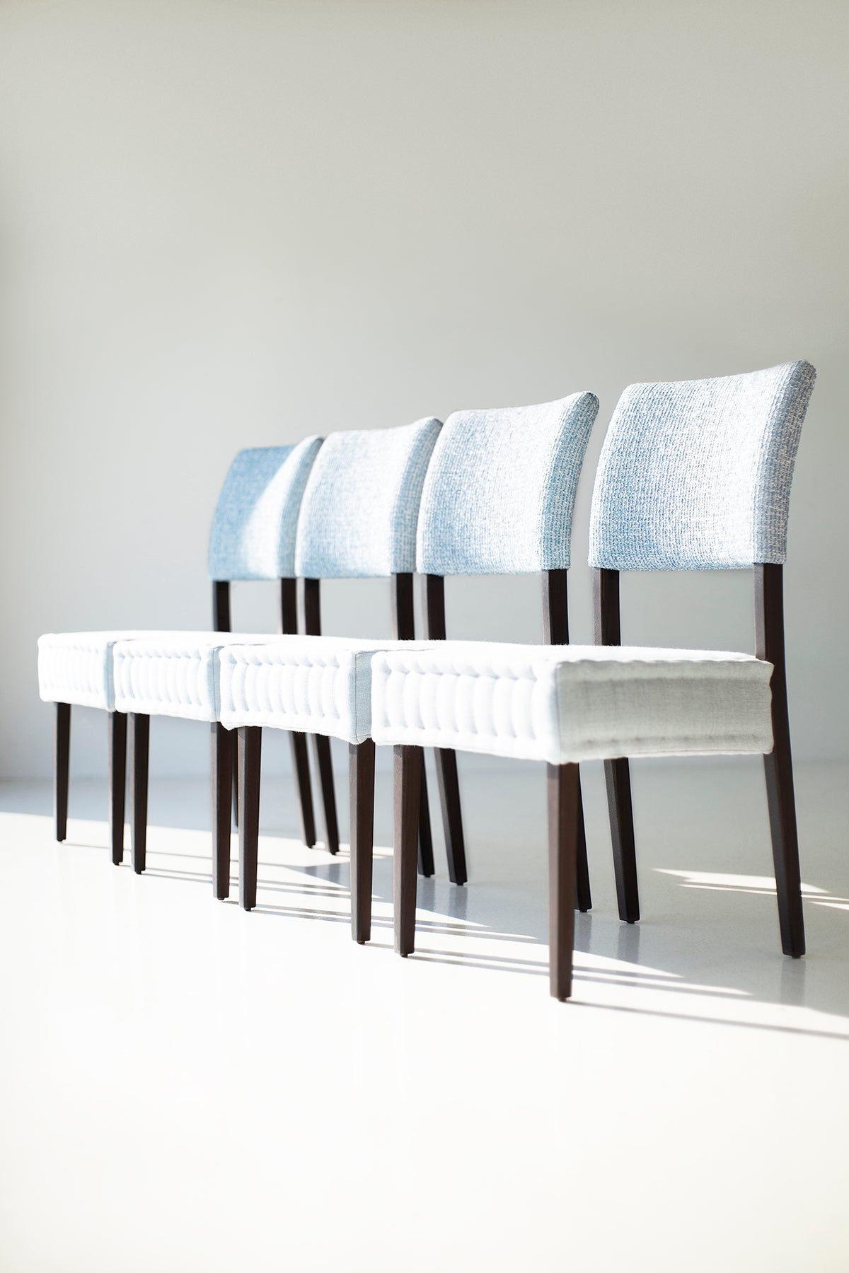 Arceo Modern Quilted Dining Chairs - 1025, Artisan-Crafted Luxury, Hand Stitched