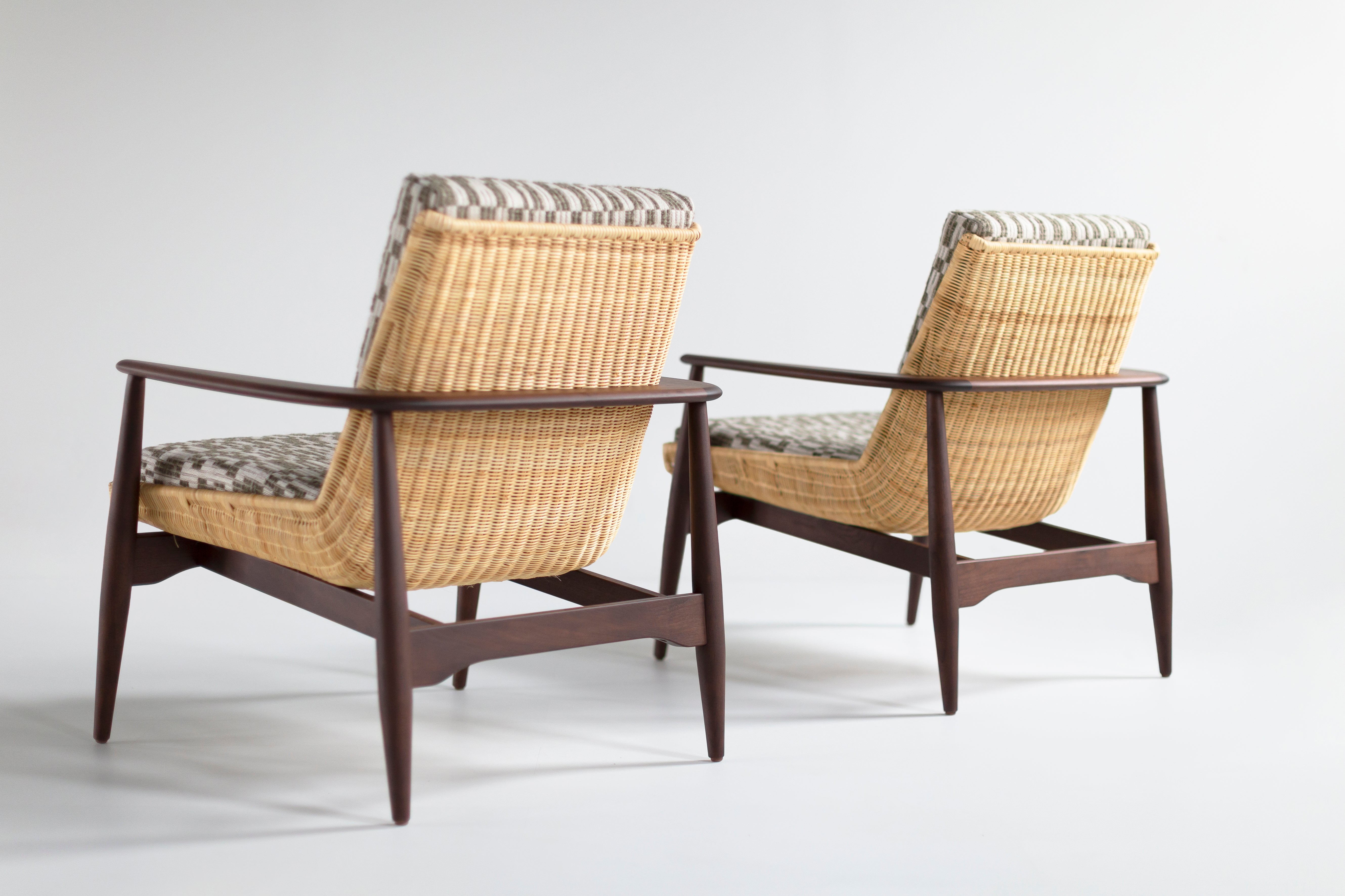 Peabody Modern Wicker Lounge Chairs - 1806P