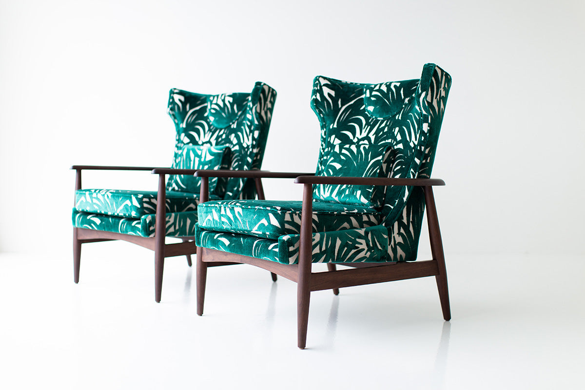 Peabody Modern Wing Chair in Bouclé — Luxury Lounge Chair by Craft Associates®