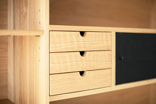 lawrence peabody oak bookcase, image 2