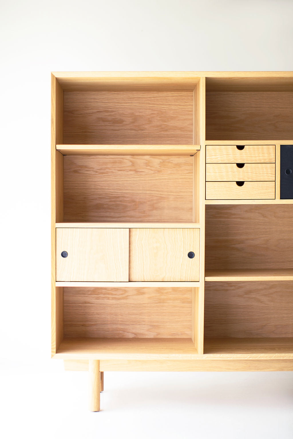 Lawrence Peabody Oak Bookcase