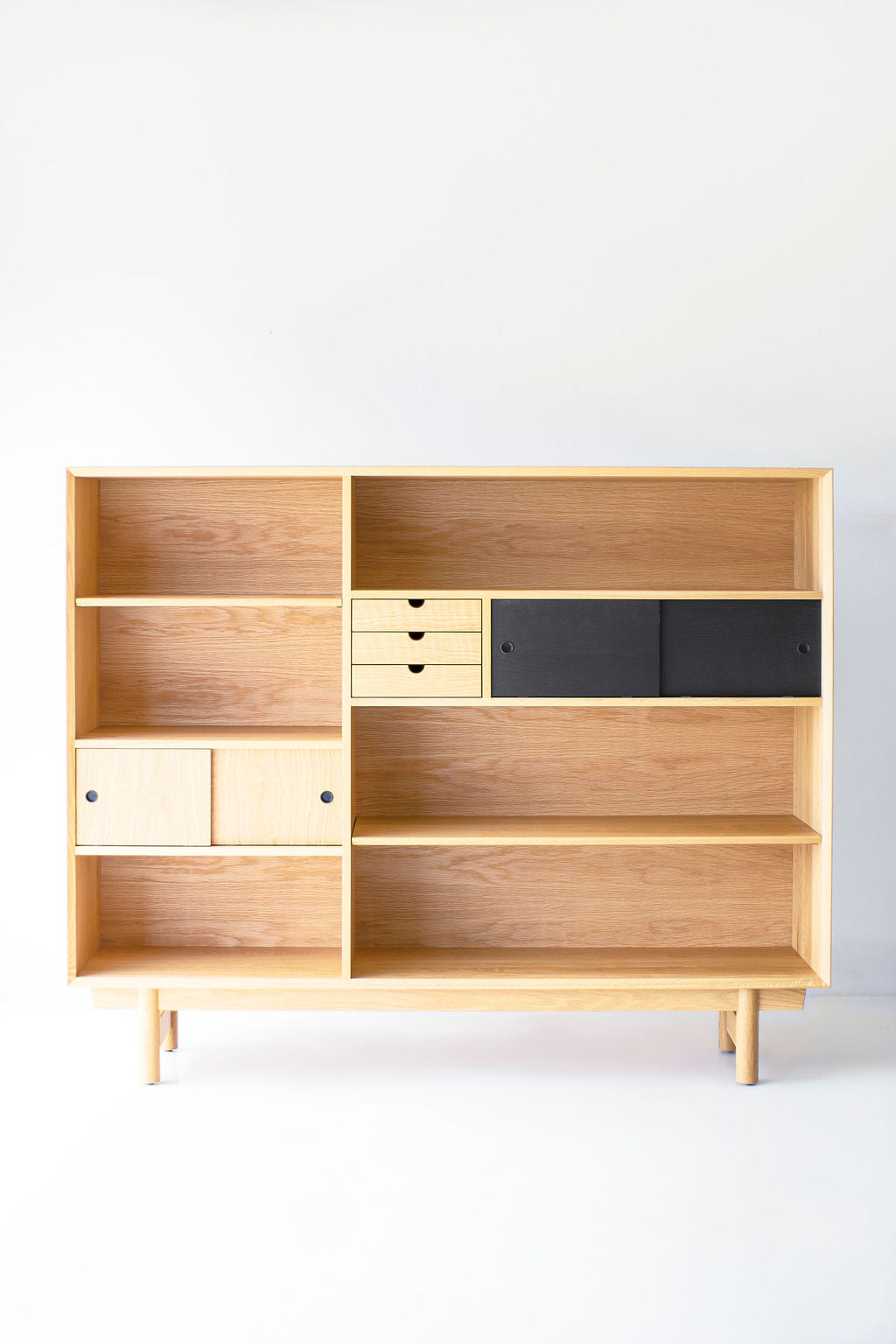 Lawrence Peabody Oak Bookcase