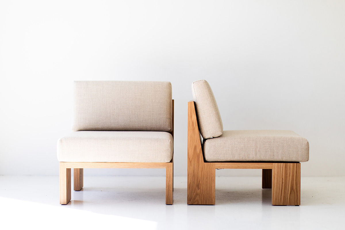 Chile Modern Side Chair — Luxury Solid Wood Lounge Chair