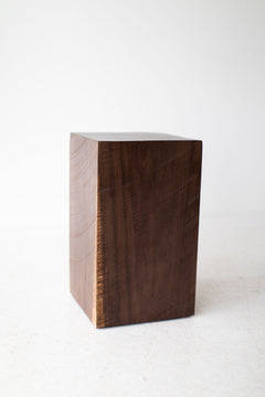 Close-up of the natural walnut wood grain and cracking