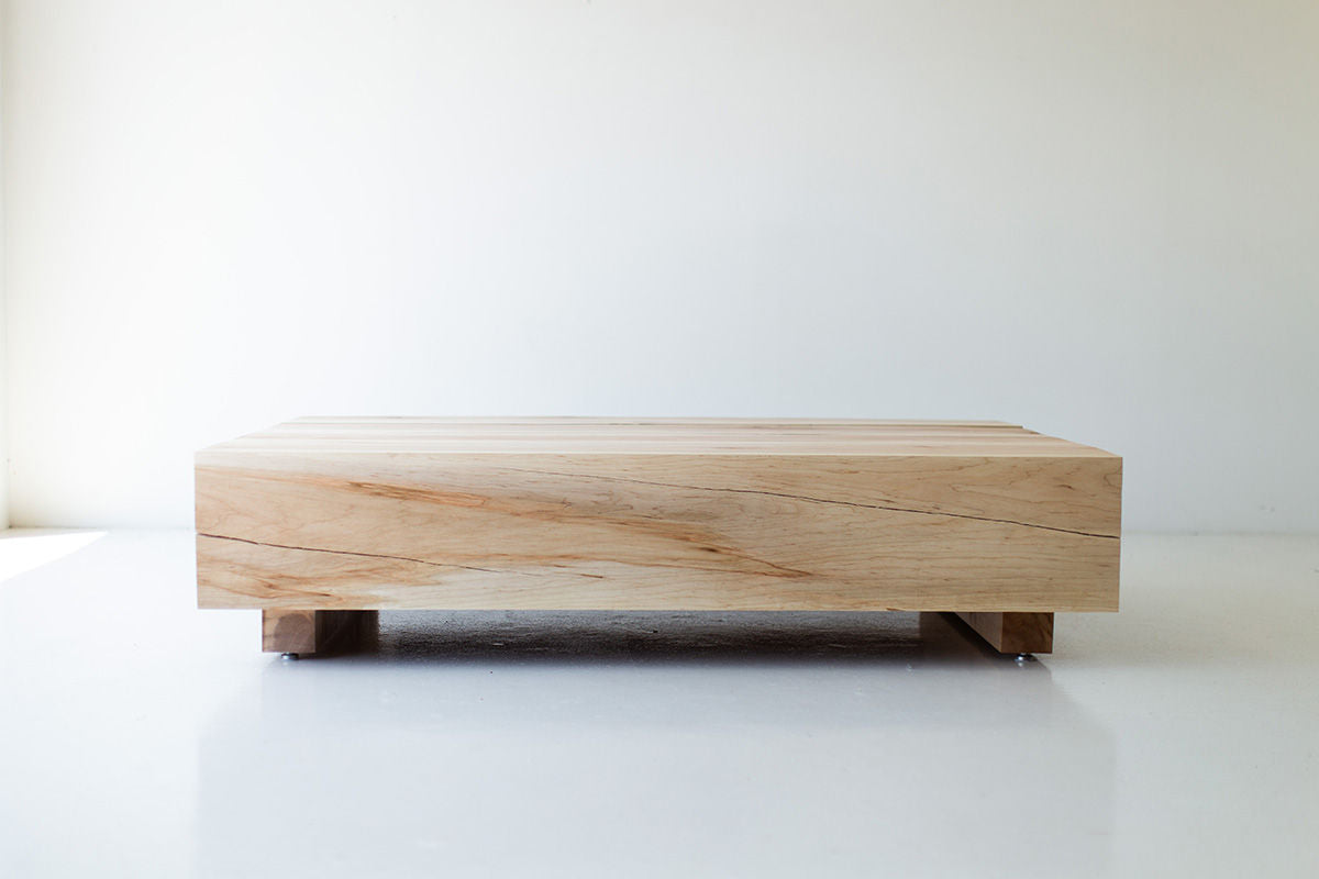 modern wood beam coffee table 02