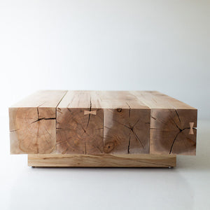 modern wood beam coffee table 06