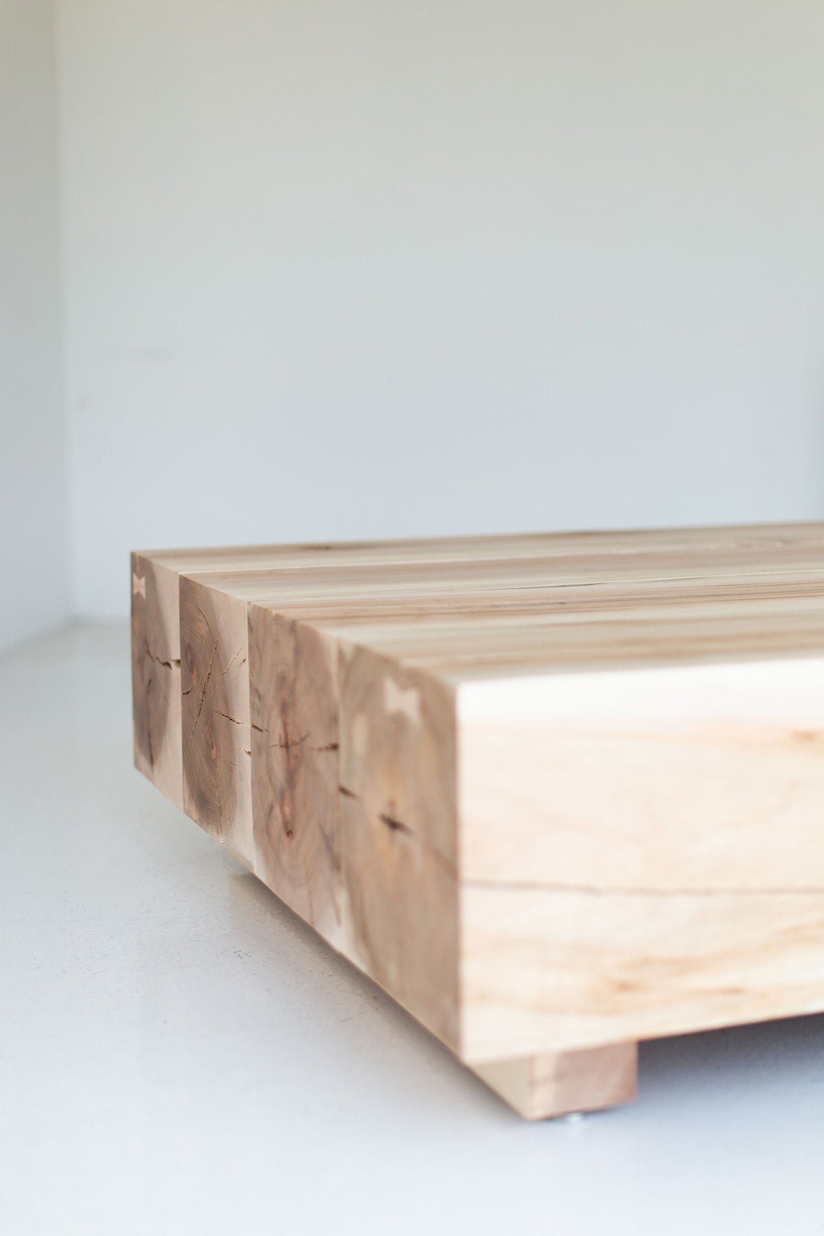 Modern Wood Beam Coffee Table for Bertu Home - 1324