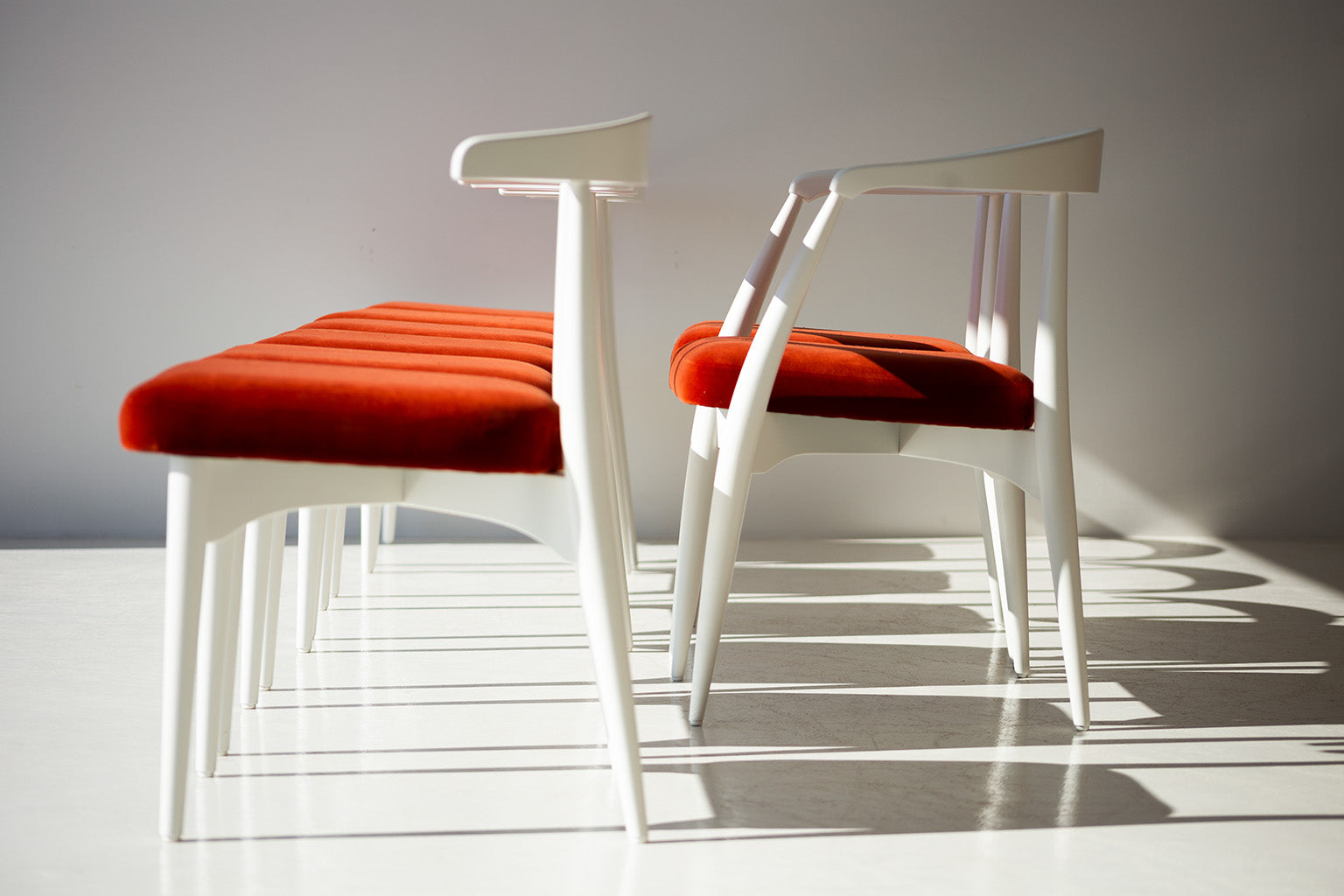 Peabody Modern White Dining Chair 1707