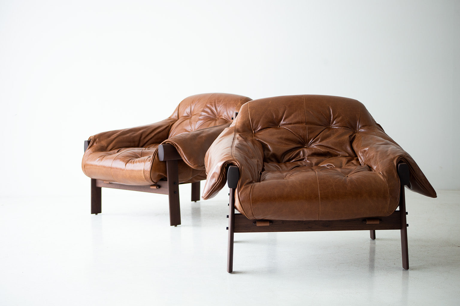 Percival Modern Leather Lounge Chairs MP - 41