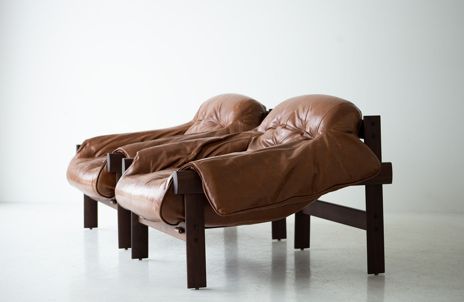 Percival Modern Leather Lounge Chairs MP - 41