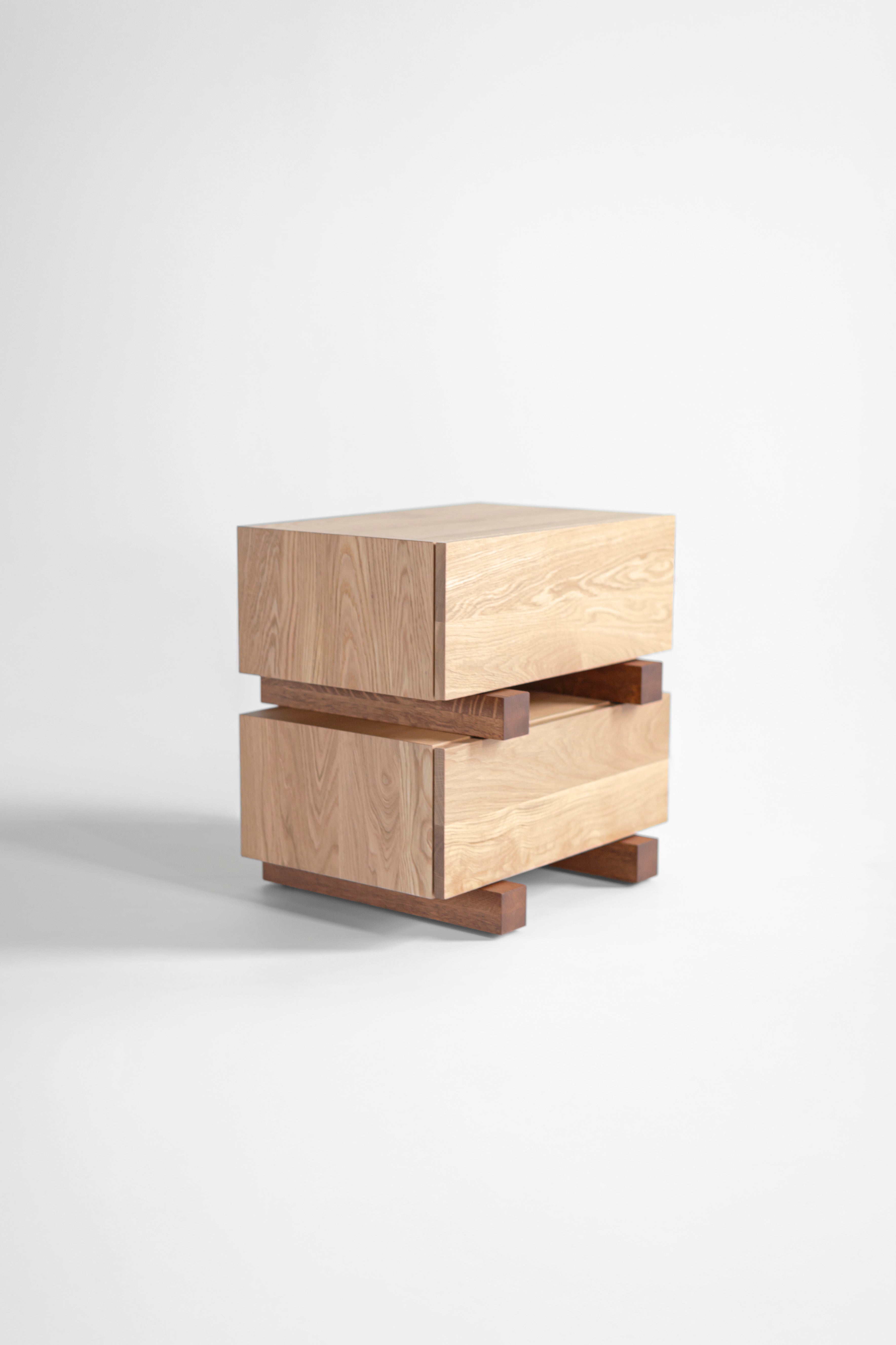 White Oak Santa Fe Nightstand - 1226