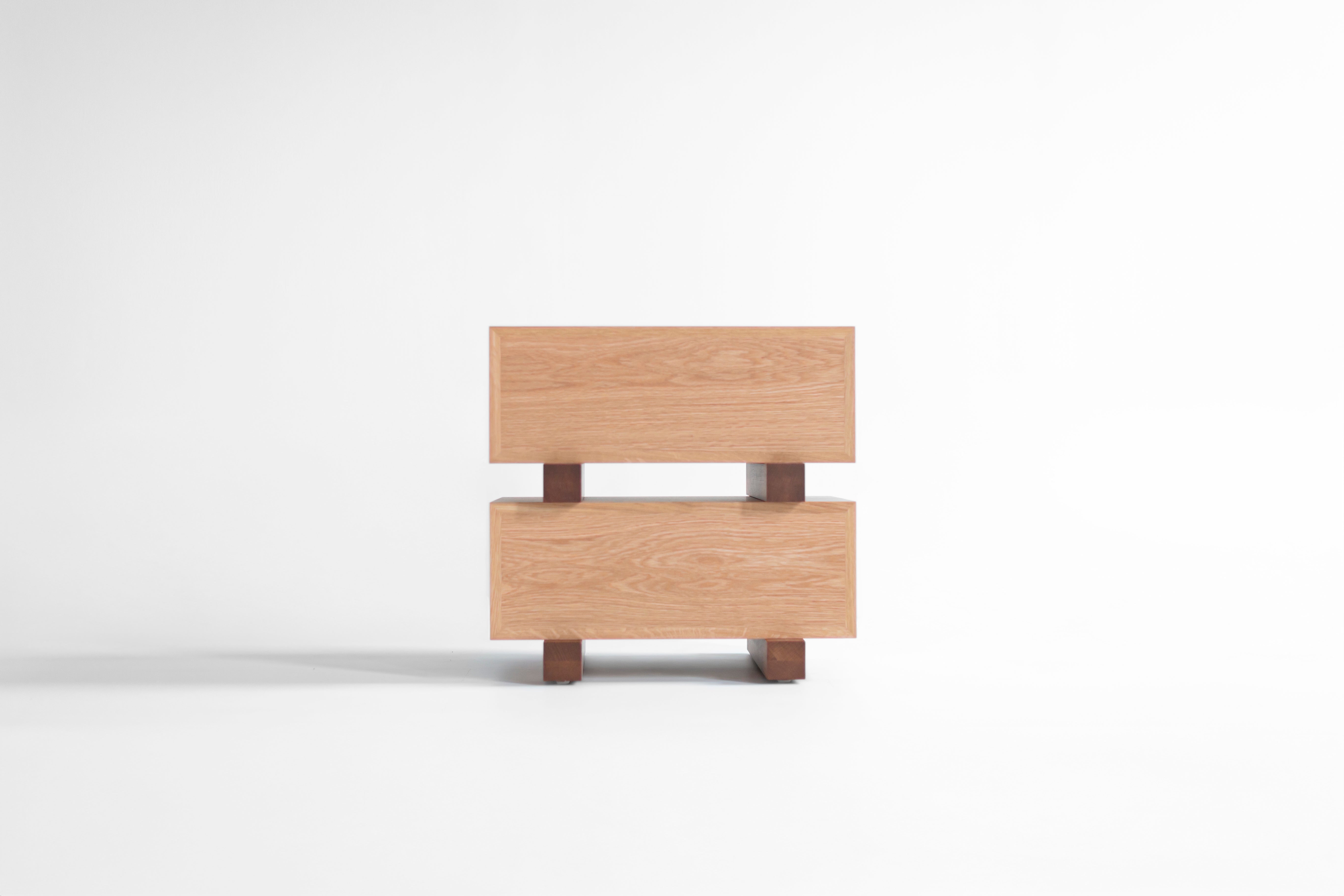 White Oak Santa Fe Nightstand - 1226