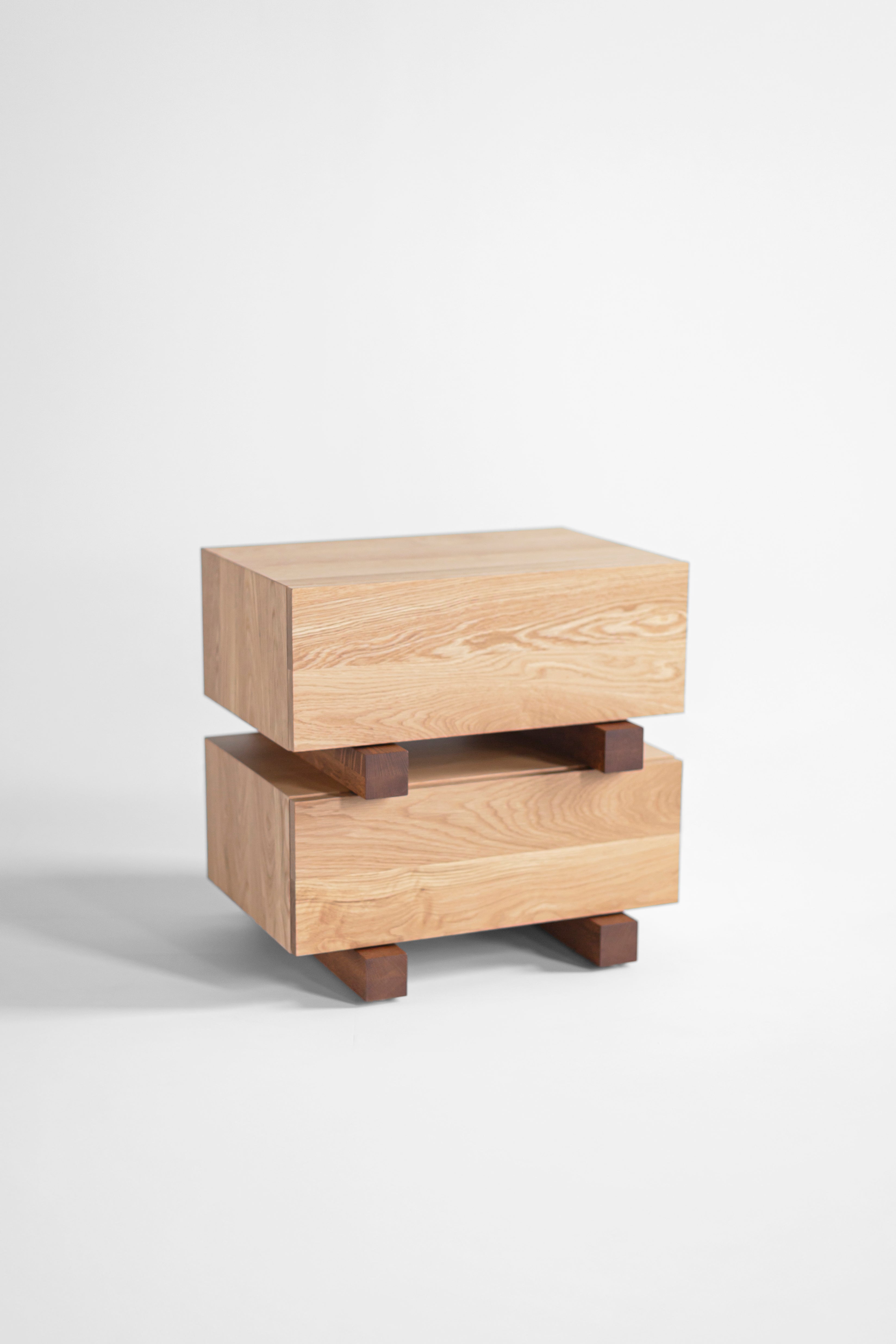 Santa Fe Modern Nightstand — Luxury Handcrafted Nightstand by Bertu Home