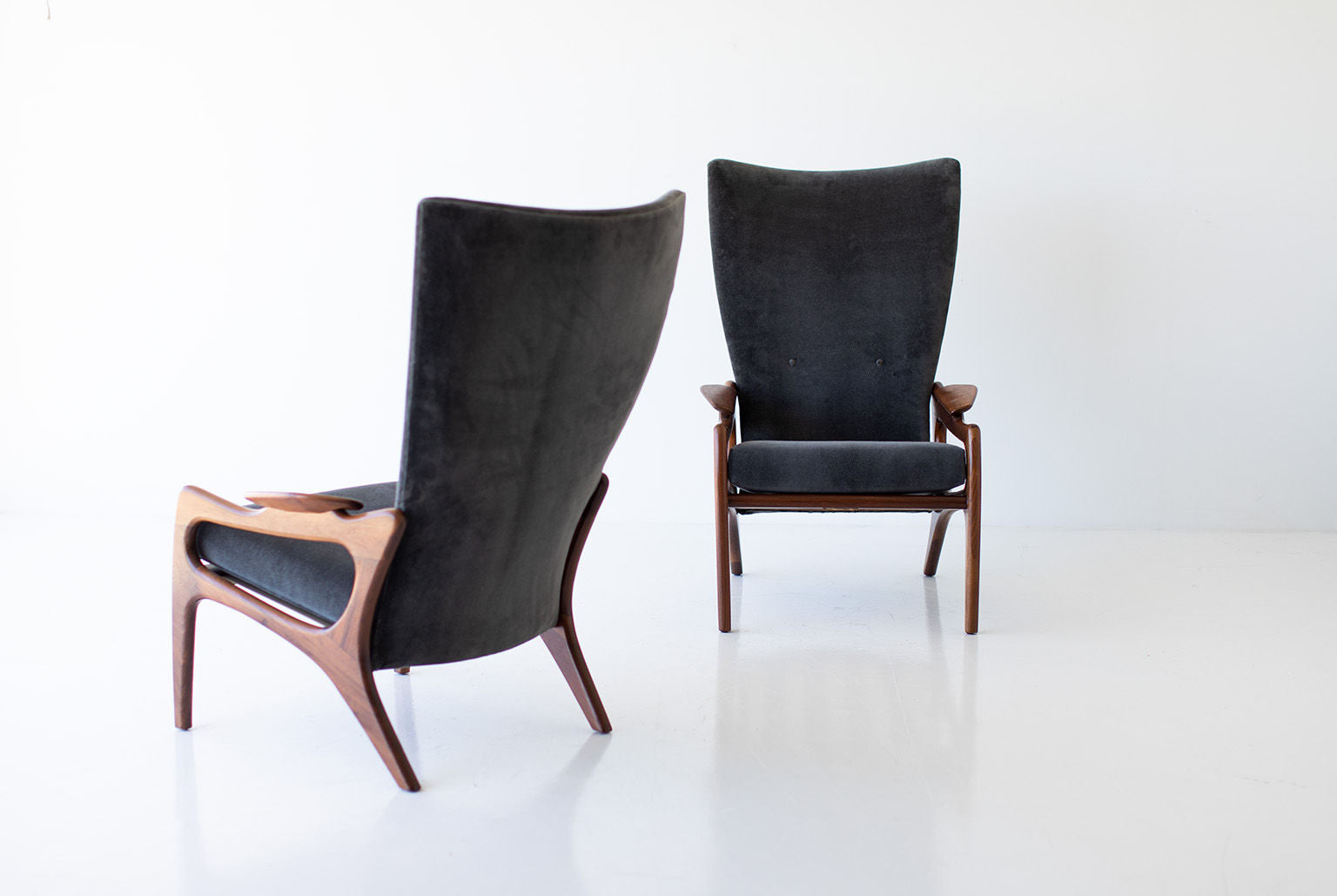 Adrian Pearsall High Back Lounge Chairs for Craft Associates Inc.