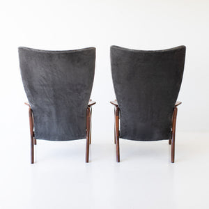 Adrian Pearsall High Back Lounge Chairs for Craft Associates Inc.